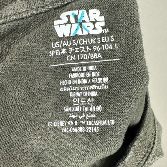 Disney Star Wars Men Small Obi-Wan Darth Vader Heroes Villains Shirt Long Sleeve - Picture 5 of 7